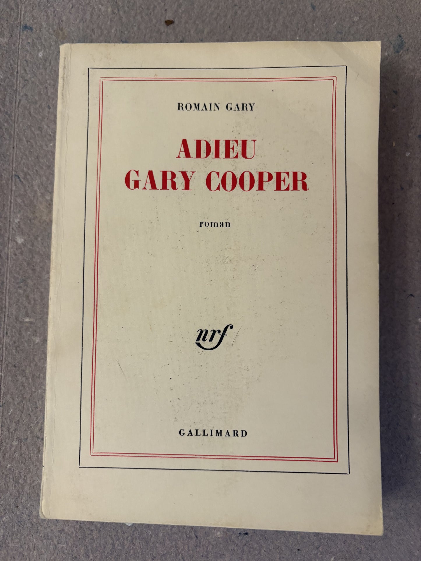 cooper, gary : adieu