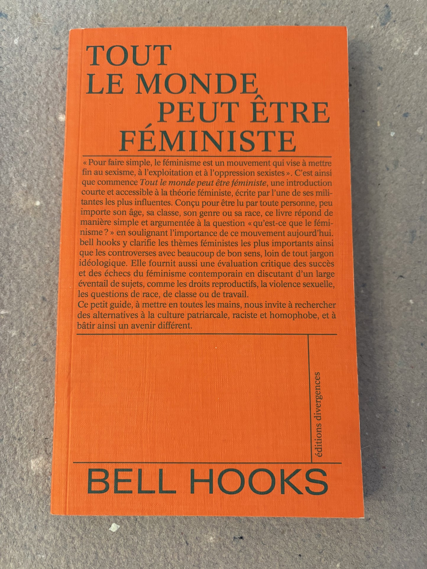 hooks, bell : tout le monde peut être féministe