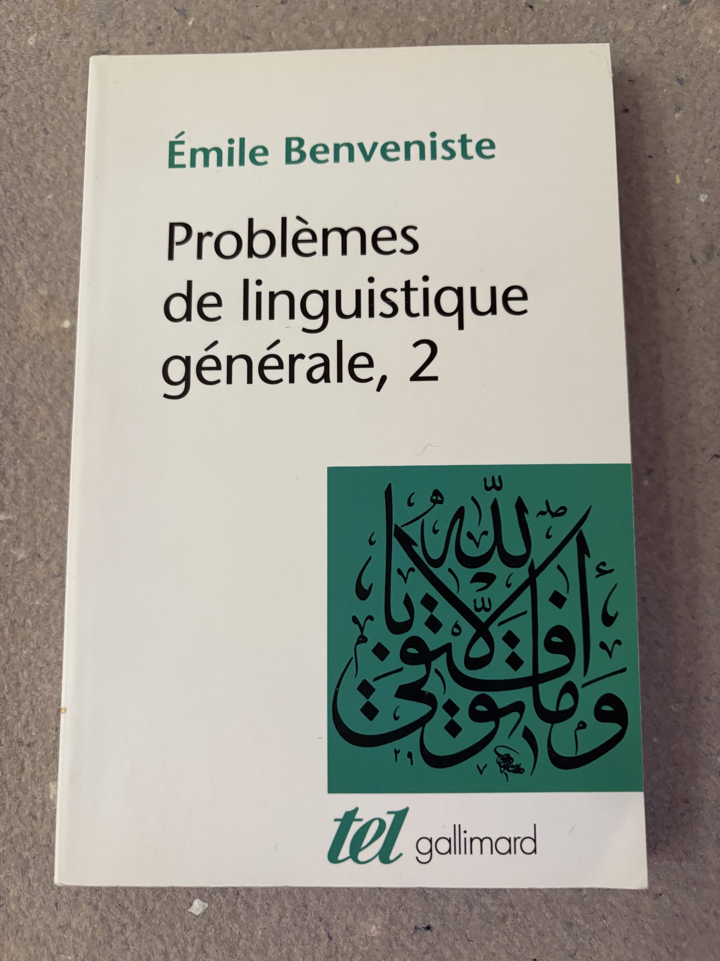 benveniste, émile : problèmes de linguistique générale, 2