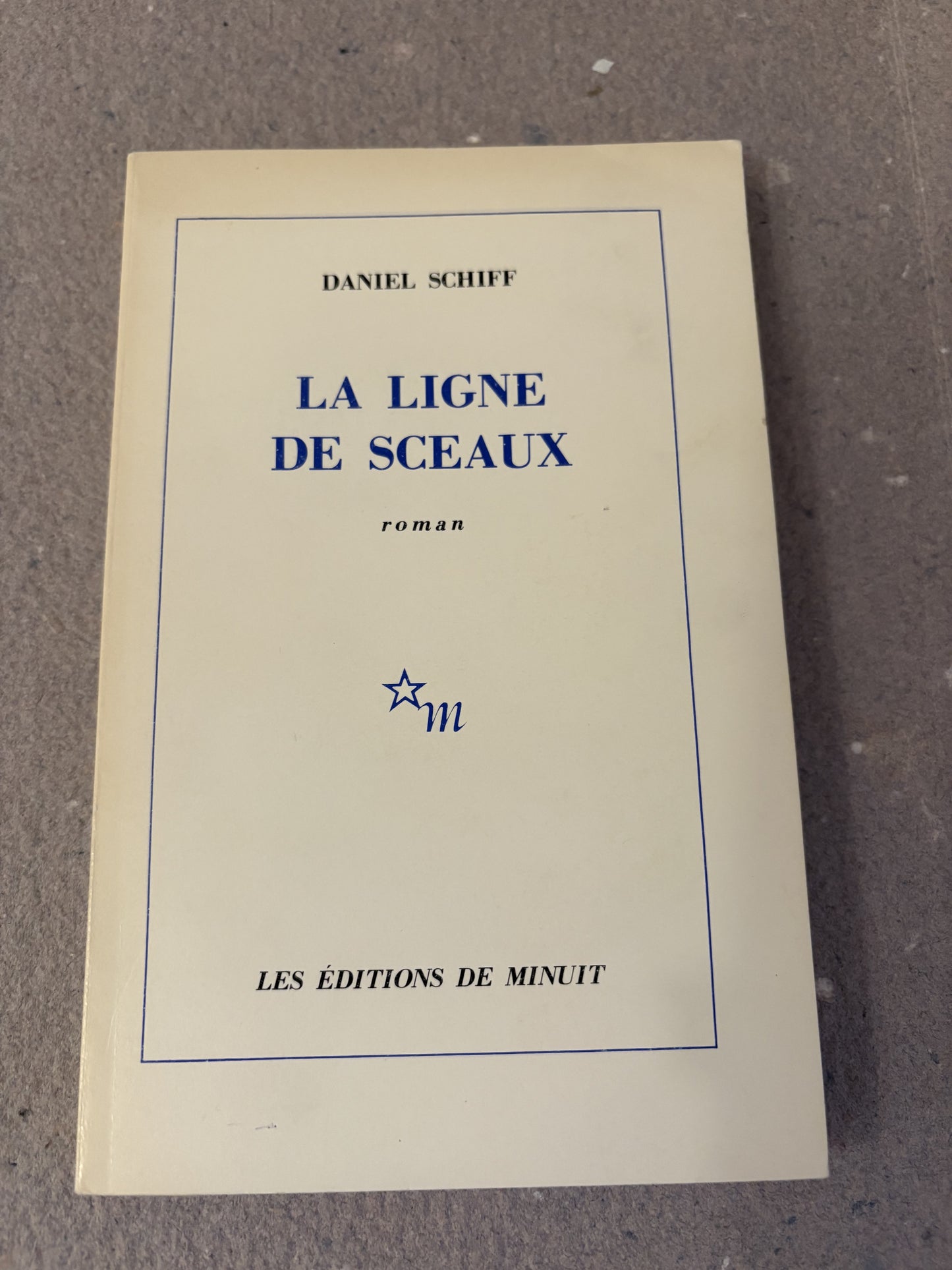 schiff, daniel : la ligne de sceaux