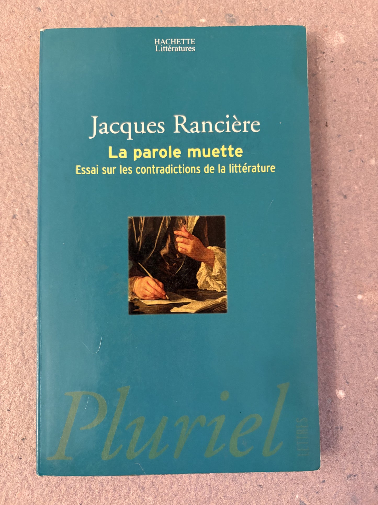 rancière, jacques : la parole muette