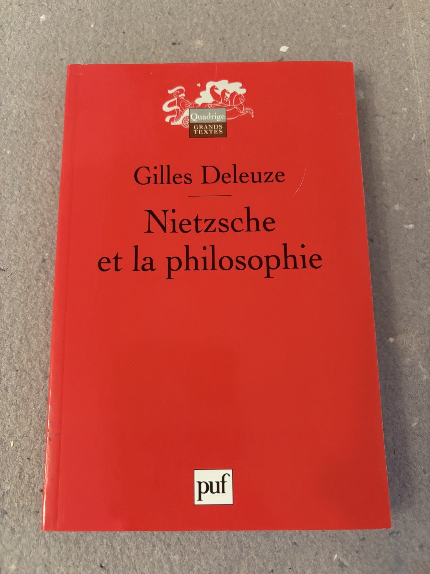 deleuze, gilles : nietzsche et la philosophie